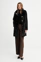 Answear.LAB płaszcz BR005CP.iak czarny WA25
