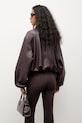 Odzież Answear.LAB kurtka skórzana WA25-KPD109 bordowy