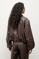 Îmbrăcăminte Answear.LAB geaca de piele WA25-KPD109 maro