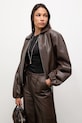Answear.LAB kurtka skórzana brązowy WA25-KPD109