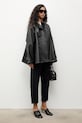 Kožená bunda Answear.LAB WA25-KPD110 černá WA25