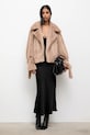 Answear.LAB kurtka 160557 beżowy WA25