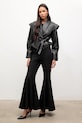 Answear.LAB giacca in pelle WA25-KUD053 nero WA25