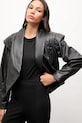 Answear.LAB giacca in pelle WA25-KUD053 nero