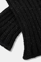 Îmbrăcăminte Answear.LAB colanți din amestec de lână merino ocieplacze na kostki negru
