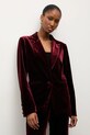 Answear.LAB marynarka welurowa bordowy 3079