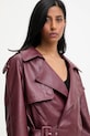 Answear.LAB geaca ramones burgundia B9665.ILK
