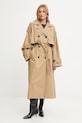 Ρούχα Βαμβακερό παλτό Answear.LAB 5131.iak καφέ