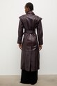 Одяг Шкіряний плащ Answear.LAB LILLIAN бордо