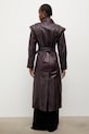 Одяг Шкіряний плащ Answear.LAB LILLIAN бордо