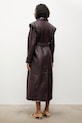 Oblečení Kožený kabát Answear.LAB WA25-MKD045 burgundské