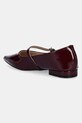 Obuwie Answear.LAB baleriny JORDAN 12 bordowy