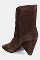 Answear.LAB botki zamszowe brązowy WA25-OBD029