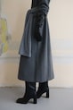 Кожаные сапоги Answear.LAB без утепления чёрный LT2636-1502-2