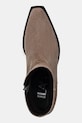 Answear.LAB stivaletti alla caviglia in camoscio beige 50102