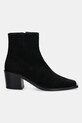 Answear.LAB botki zamszowe 50102 czarny WA25