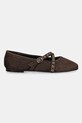 Answear.LAB baleriny zamszowe 7221-25 brązowy WA25