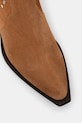 Answear.LAB cizme de cowboy din piele intoarsa 5097-06 bej