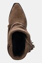 Answear.LAB botki zamszowe brązowy AN-XY25024-3188H-L