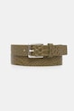 Answear Lab curea de piele verde C-103.hak