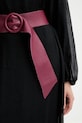 Answear.LAB curea de piele burgundia 912.hak