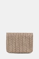 Answear.LAB portofel de piele M035.plecione.hak bej WA25
