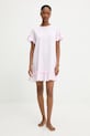 Answear.LAB koszula nocna bawełniana WA25-PJD015 różowy WS26