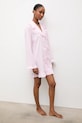 Answear.LAB koszula nocna tkanina różowy WA25-PJD021