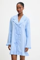 Answear.LAB koszula nocna WA25-PJD021 niebieski WS26