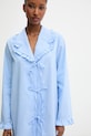 Answear.LAB koszula nocna WA25-PJD021 niebieski