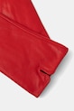 Answear.LAB rękawiczki skórzane plain glove 2 czerwony WA25