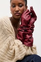 Answear.LAB manusi de piele piele burgundia extralong46