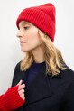 Answear.LAB mitenki wełniane WA25-RED026 czerwony