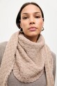 Answear.LAB szalik z wełną merino beżowy 2506042-026