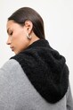 Answear.LAB szalik z wełną merino czarny 2506042-026