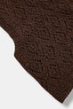 Akcesoria Answear.LAB komin z wełną 2311782 brązowy