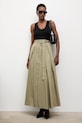 Answear.LAB spódnica bawełniana bawełna zielony PK2871