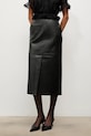 Odzież Answear.LAB spódnica skórzana WA25-SDD020 czarny