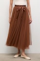 Спідниця Answear.LAB коричневий CK08077.FLK