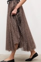 Answear.LAB spódnica brązowy CK08077.4.FLK