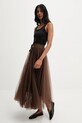 Спідниця Answear.LAB ck08077.3.b.FLK коричневий WA25