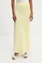 Answear.LAB fusta uni galben 4202