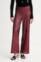 Answear.LAB pantaloni 91210 burgundia WA25