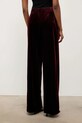 Îmbrăcăminte Answear.LAB pantaloni de catifea 3080 burgundia
