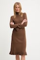 Платье с кашемиром Answear.LAB 2687.fh коричневый WA25