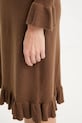 Платье с кашемиром Answear.LAB 2687.fh коричневый