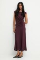 Answear.LAB rochie 55090 burgundia WA25