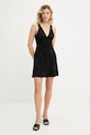 Φόρεμα Answear.LAB carlycourt short.FLK μαύρο WA25