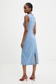 Odzież Answear.LAB sukienka jeansowa mg700.FLK niebieski