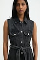 Answear.LAB rochie jeans M045.hak negru